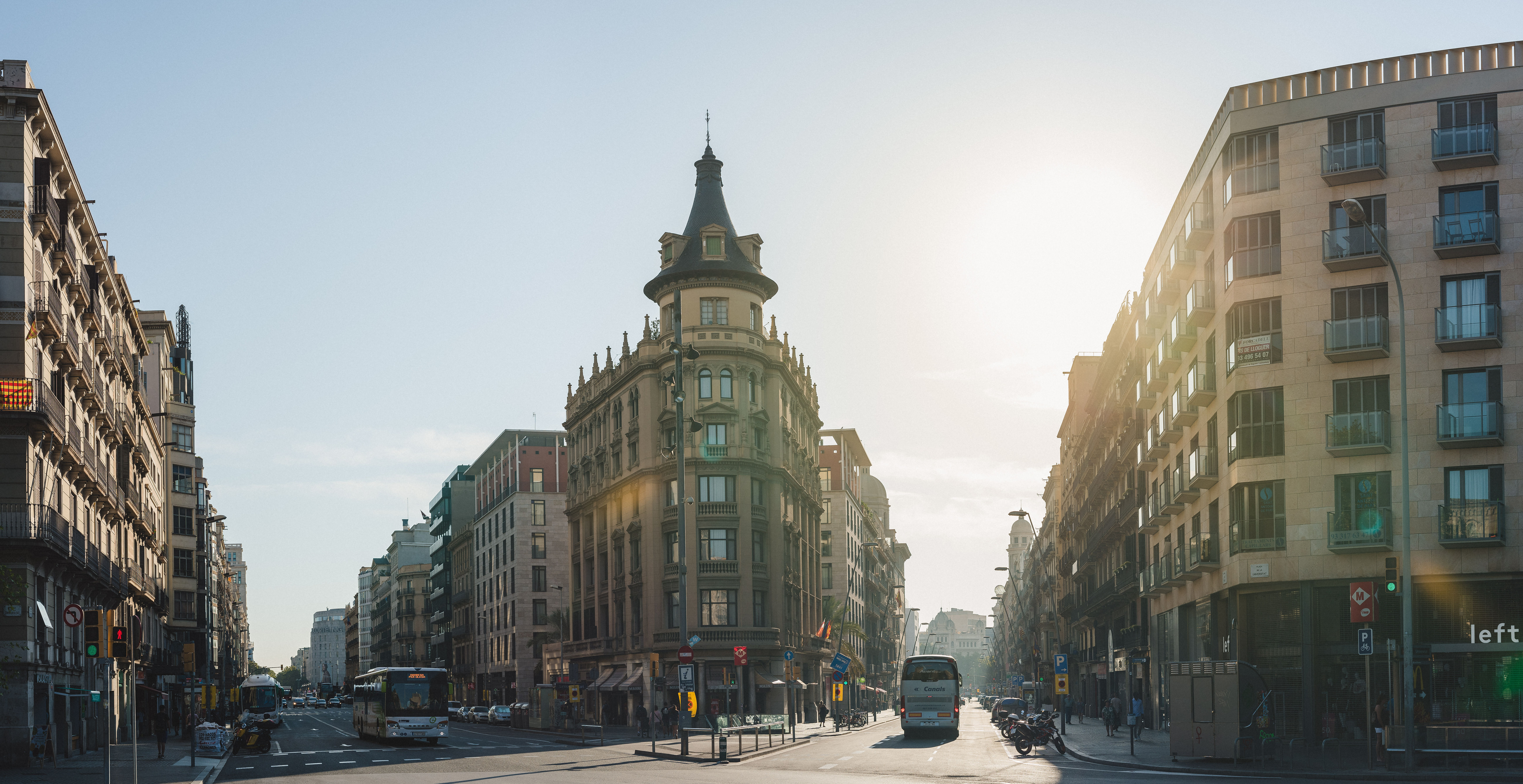 Streets in the morning