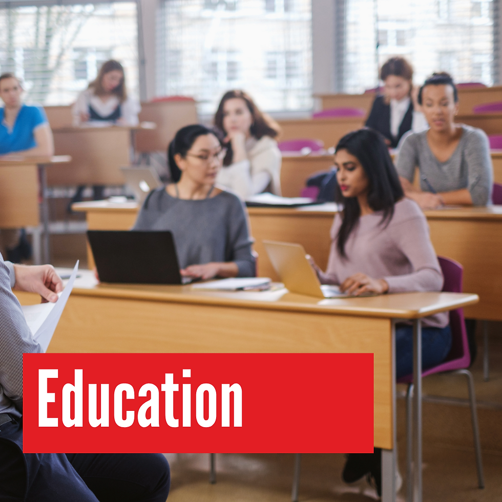 Education classroom example placeholder