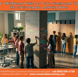 Beyond the Chalkboard: How to Use Whiteboard Paint to Turn Classroom “Dead Zones” Into 360-Degree Learning Hubs