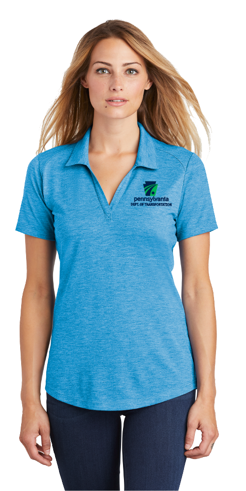 Thumbnail: Ladies PosiCharge Tri-Blend Wicking Polo