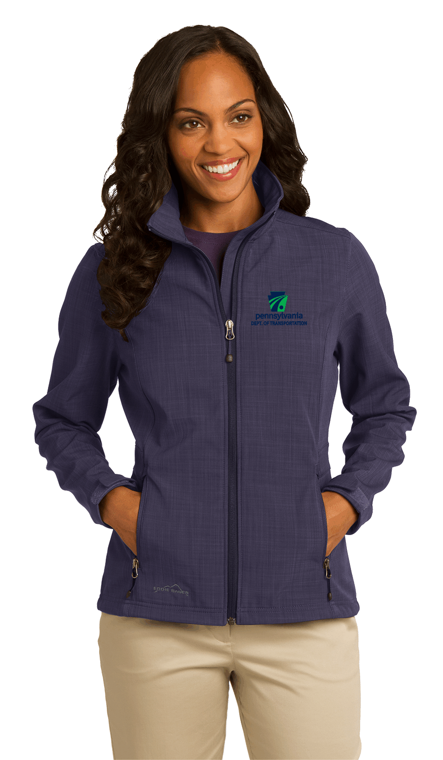 Eddie Bauer Ladies Shaded Crosshatch Soft Shell Jacket