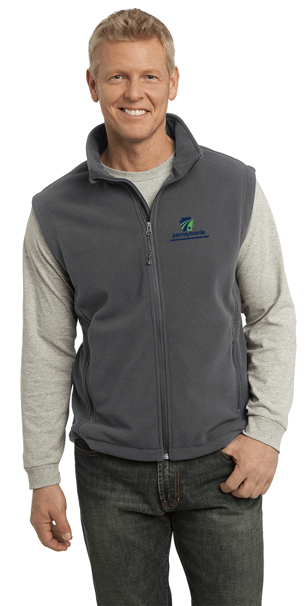 Men's Fleece Vest PennDOT Proud