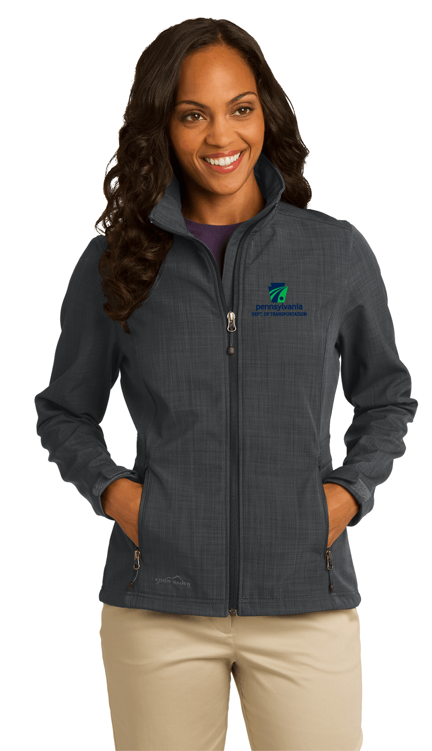 Eddie Bauer Ladies Shaded Crosshatch Soft Shell Jacket