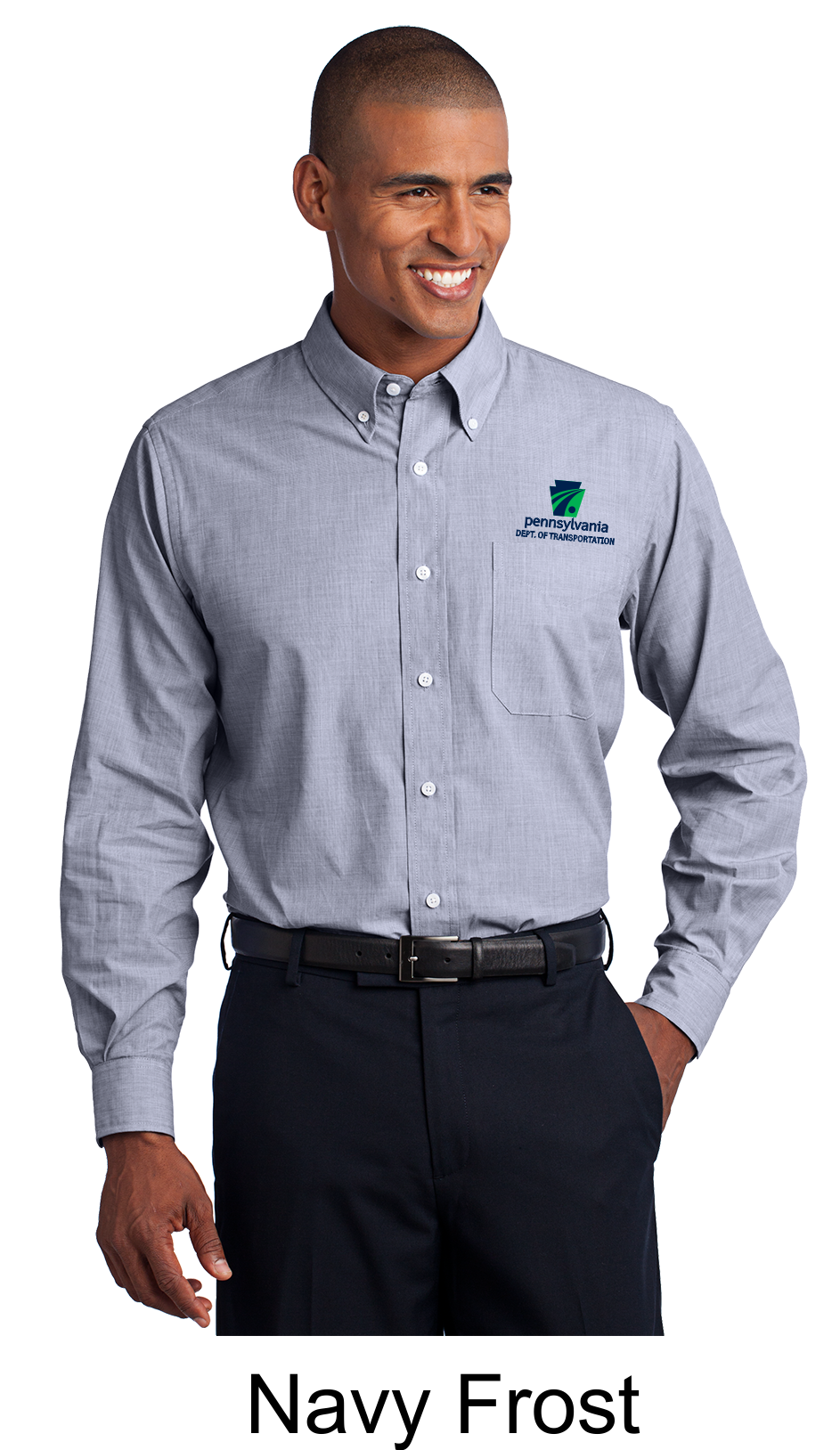 Thumbnail: Men's Crosshatch Easy Care Shirt