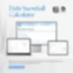 Debt Snowball Calculator Notion Template by Designries shown on laptop desktop and tablet