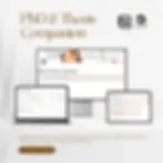 PhD Research Notion Template by Designries shown on desktop laptop and tablet devices