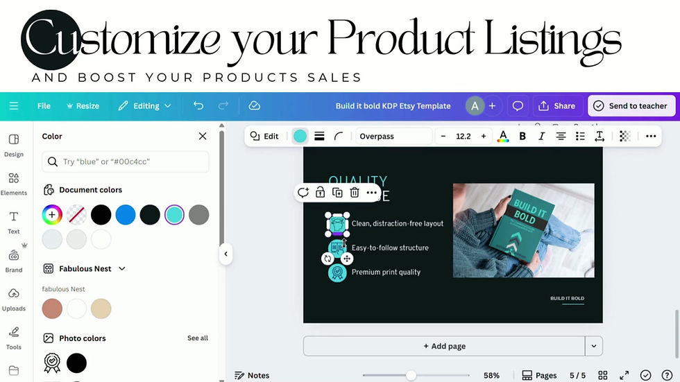 Thumbnail: Editable Amazon A+ Content design for entrepreneurship books