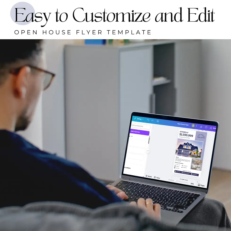 Thumbnail: Just listed real estate flyer design for property promotion