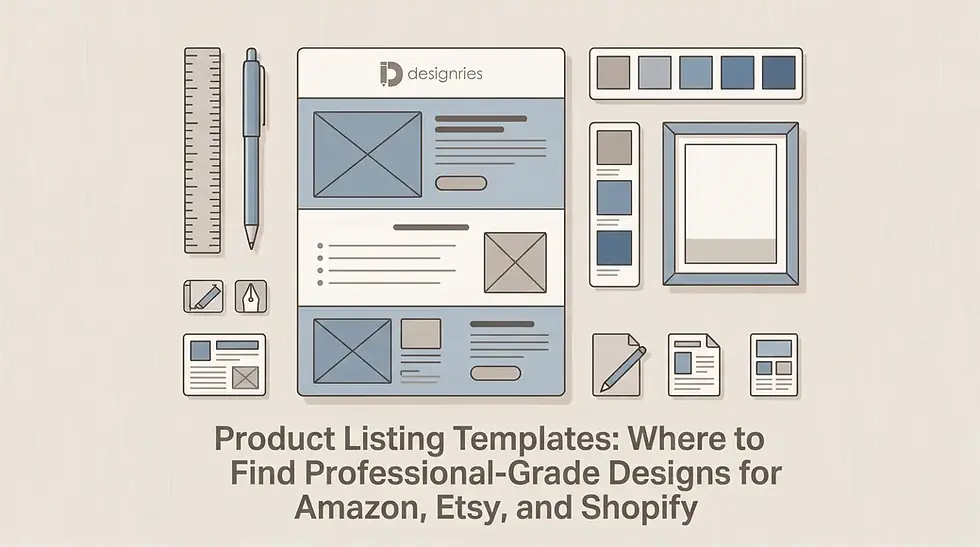 where to find Amazon listing templates