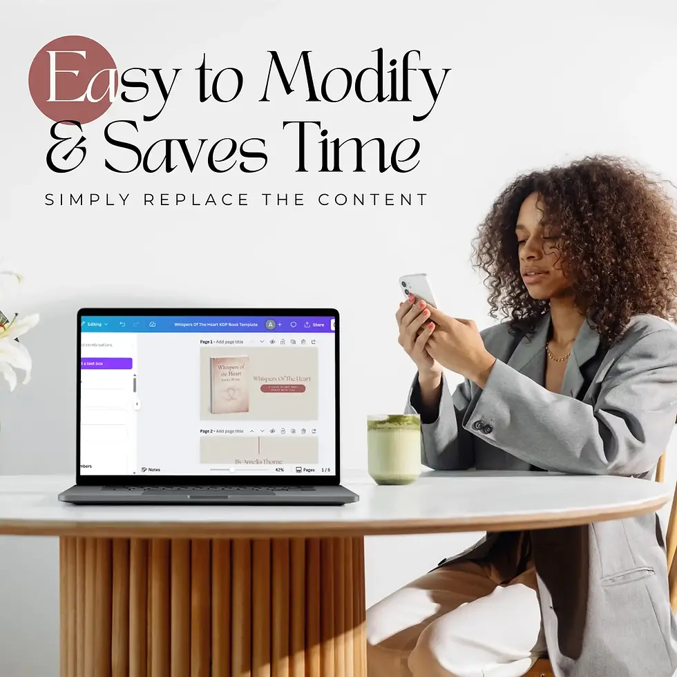 Thumbnail: Love story Amazon A+ Content Canva design