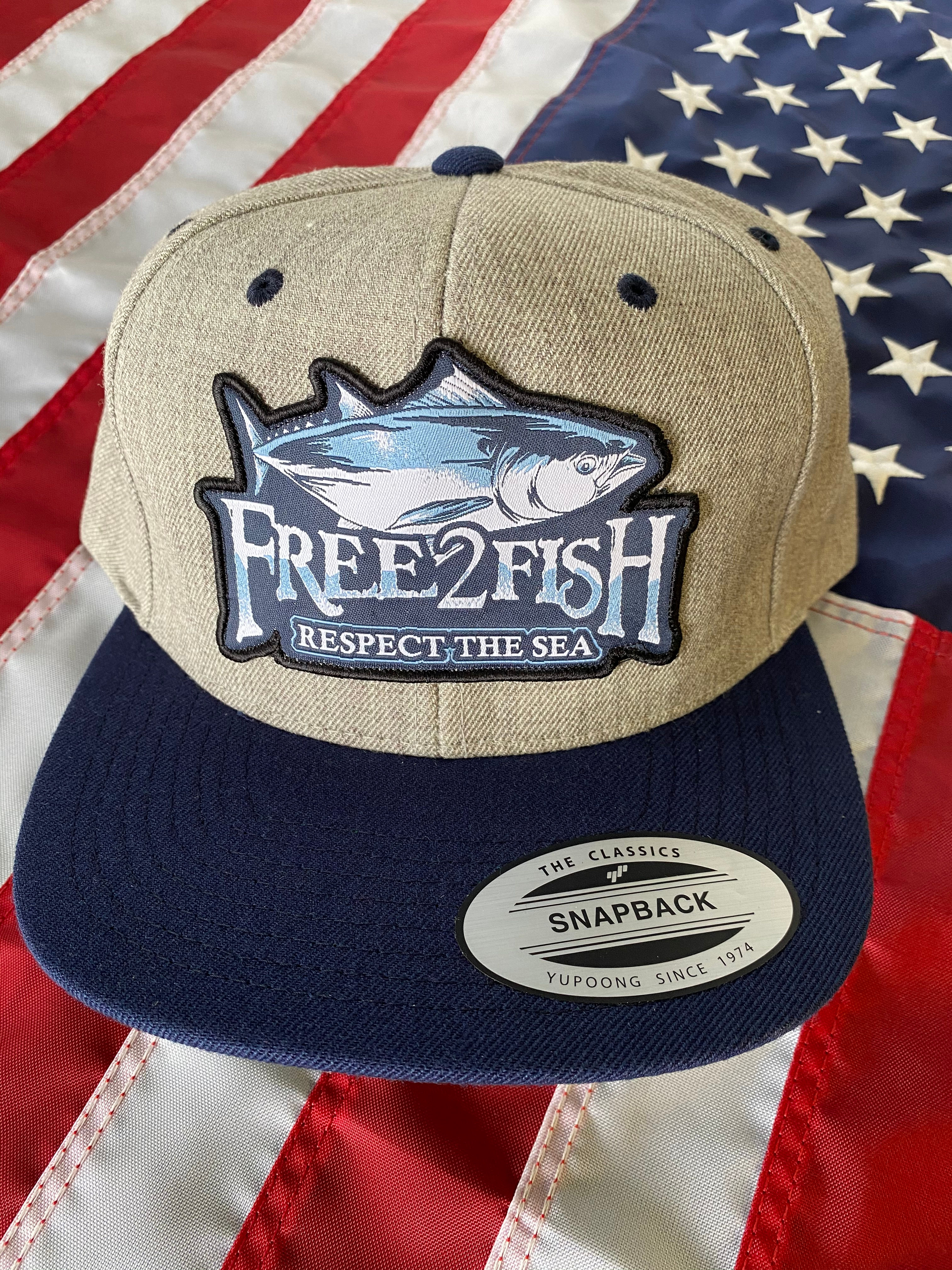 Free2fish SnapBack Heather/Navy