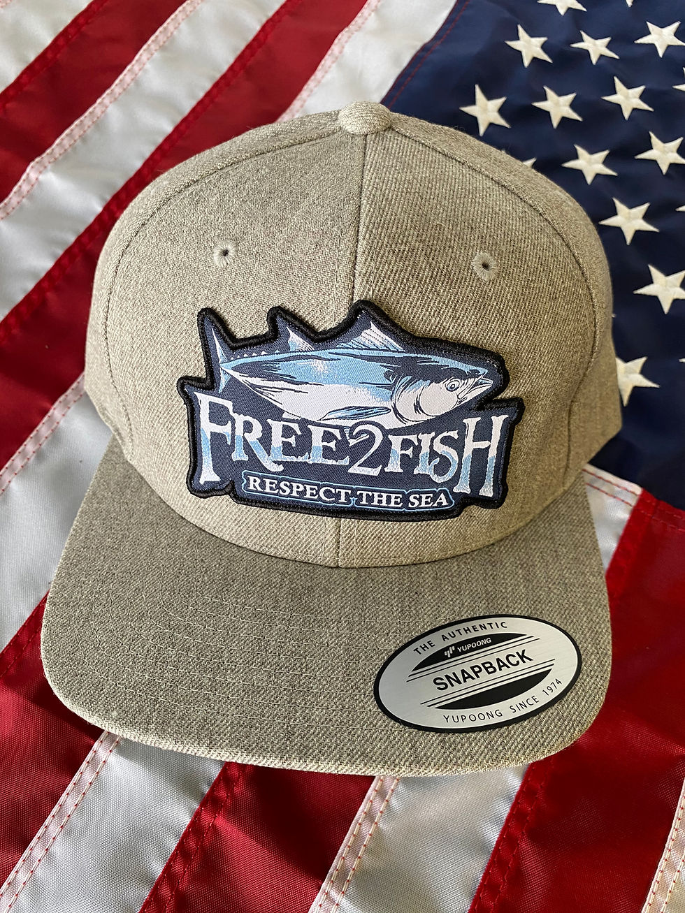Free2fish SnapBack Heather