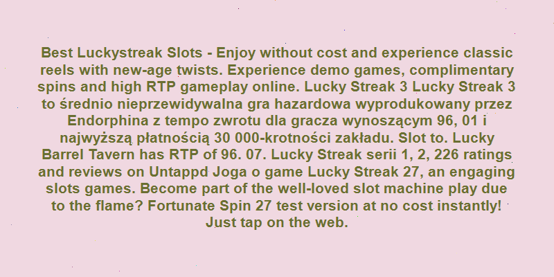 https://luckystreak27.pl