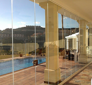 Frameless Folding Doors Patio Gl Int Parion