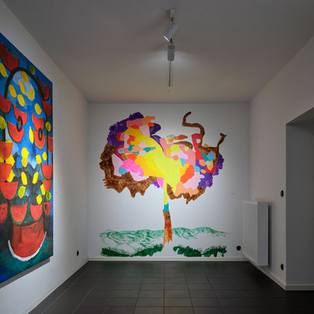 Obrazy Roela van der Lindena na zdi galerie