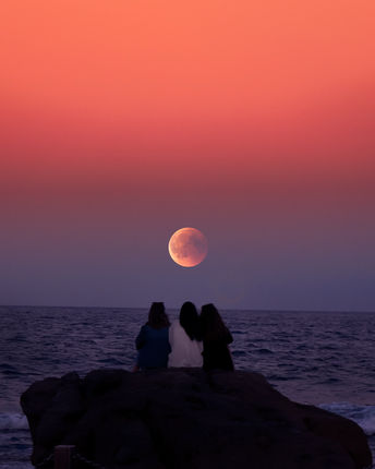 PINK MOON: SPRING'S FIRST FULL MOON