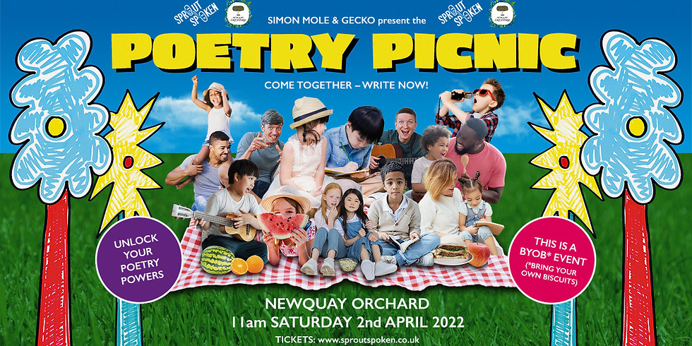 The Poetry Picnic - at Newquay Orchard