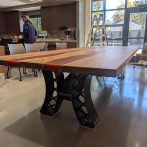Table for Brunswick's new fire station. 