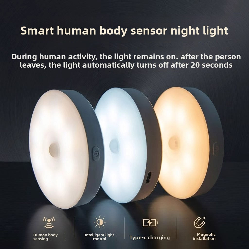 Smart Motion Sensor Night Light for Bedroom and Hallway