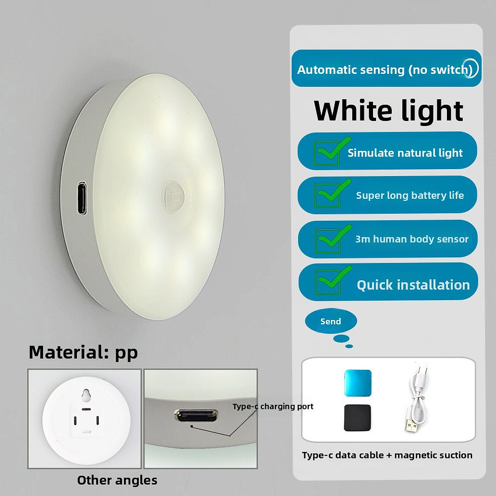 Thumbnail: Smart Motion Sensor Night Light for Bedroom and Hallway