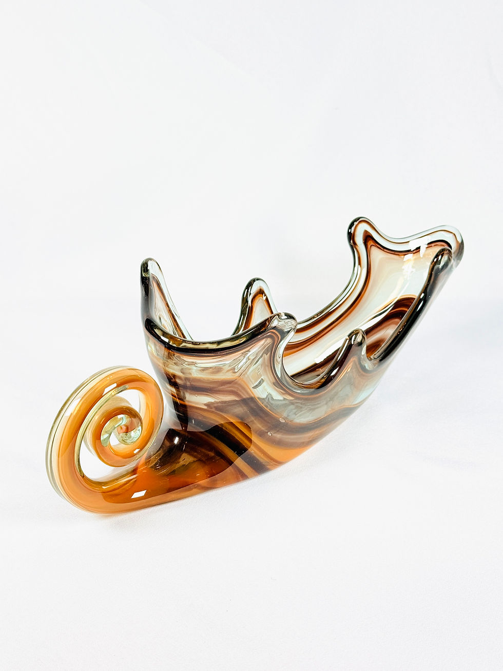 Thumbnail: VINTAGE HAND BLOWN GLASS ART