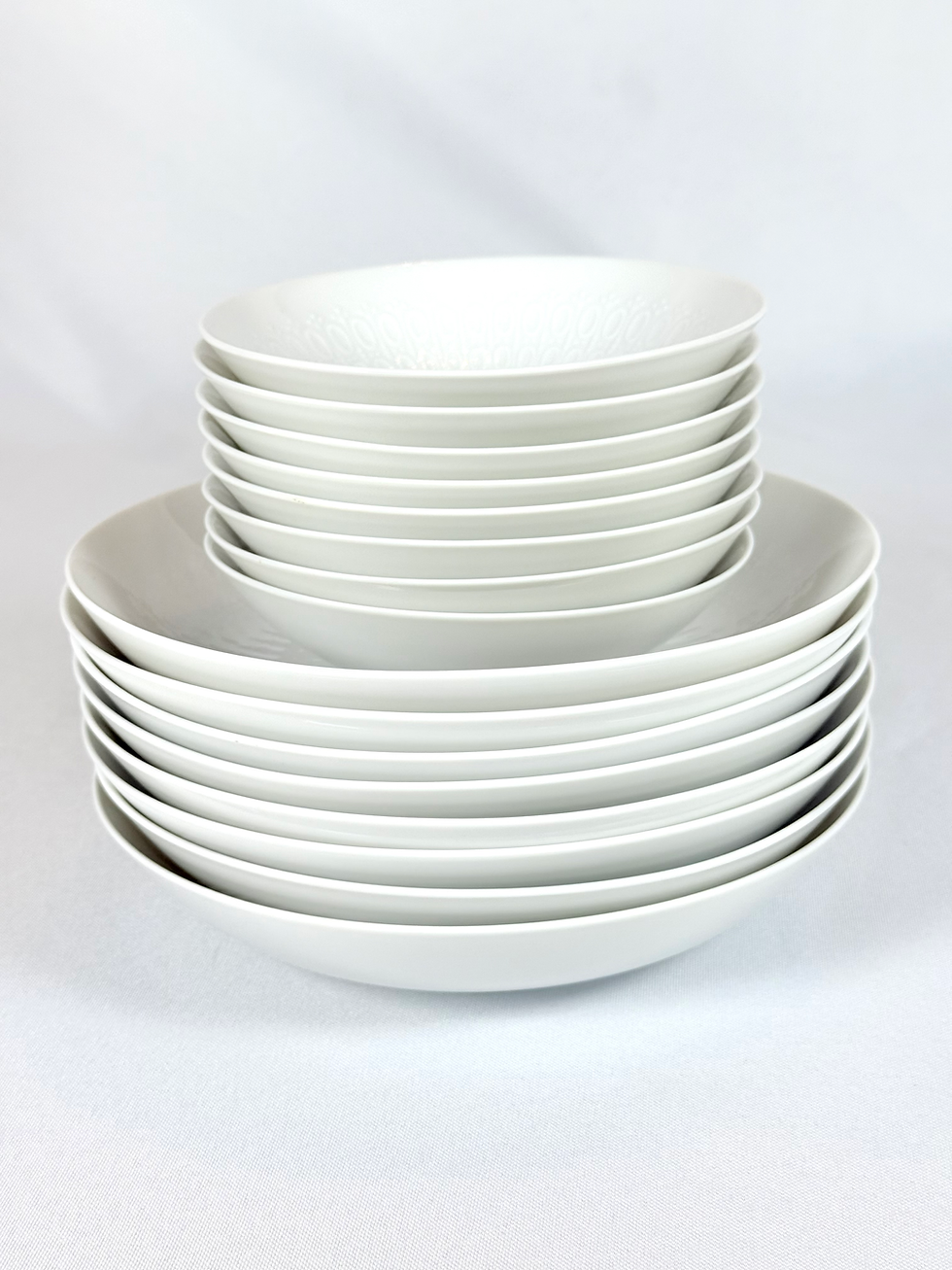 Thumbnail: ROSENTHAL GERMANY ALL WHITE 62pcs