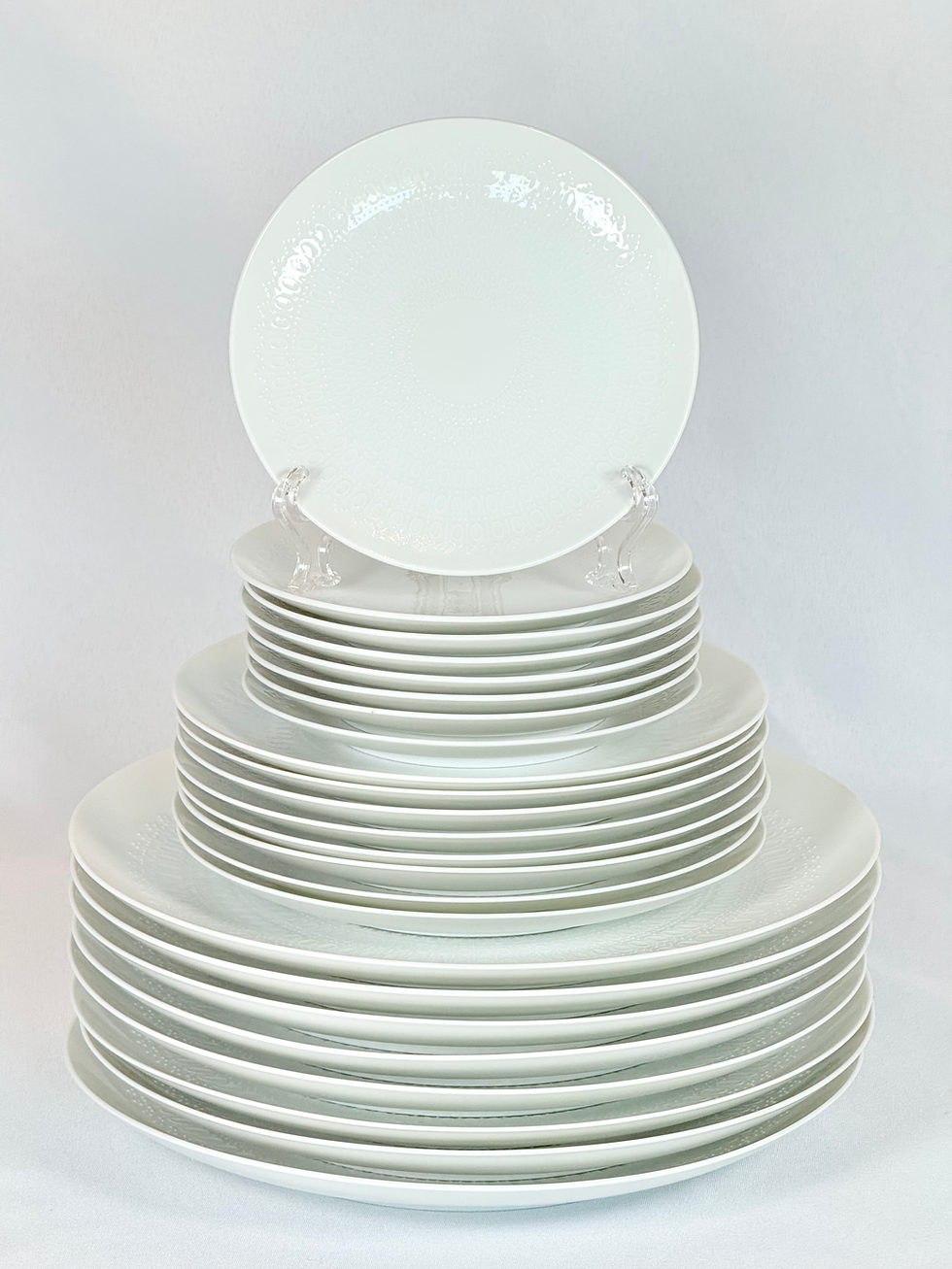 Thumbnail: ROSENTHAL GERMANY ALL WHITE 62pcs