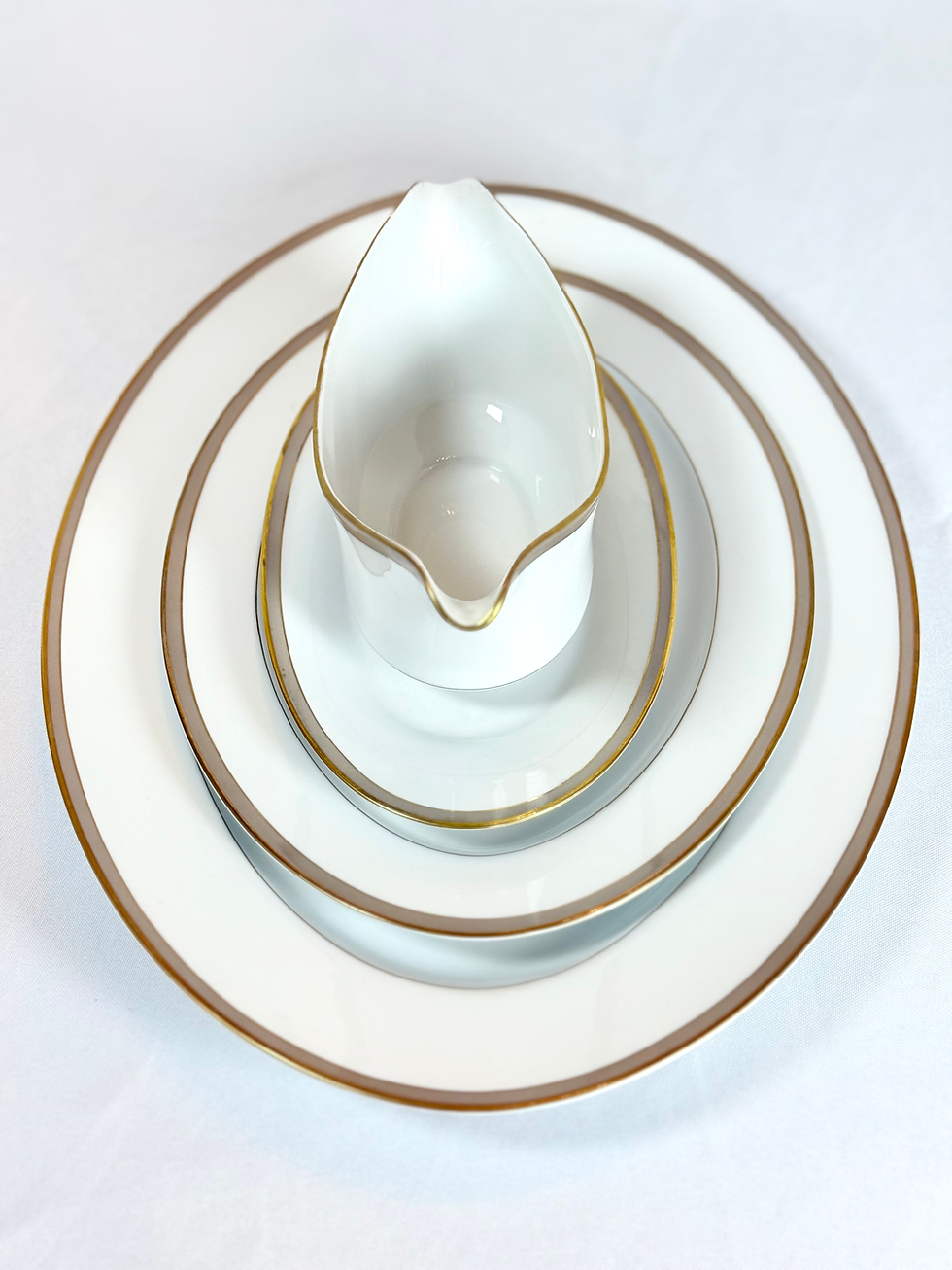 Thumbnail: SANGO JAPAN “Golden Taupe” 3pcs serving set