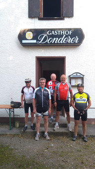 Sportler-Radelgruppe