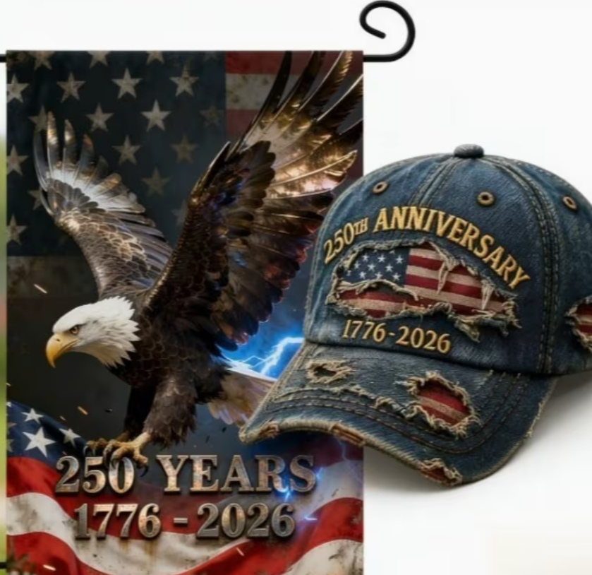 Miniatura: USA 250th Anniversary Baseball Hat - Classic Tattered Vintage