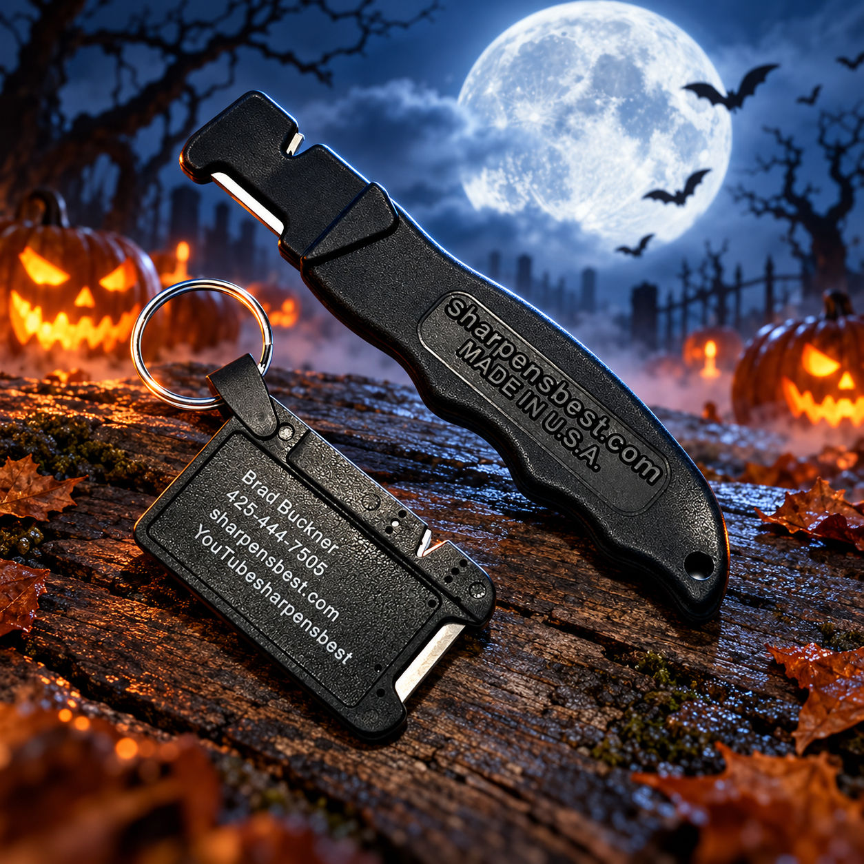 $10 Off! MIDNIGHT SPECIAL! Black Widow Longhandle & Black Rectangle Sharpeners