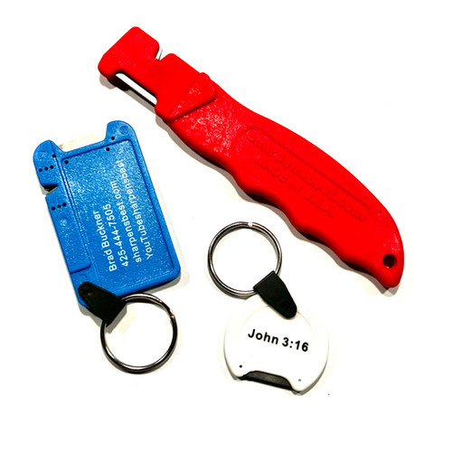 NEW Patriot Red Longhandle White & Blue Poker Chip Sharpeners