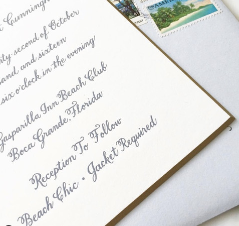 Calligraphy Invitation Suite
