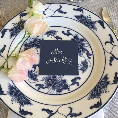 Place Card Calligraphy