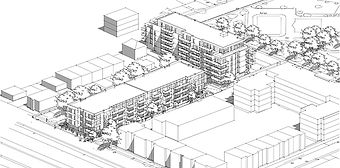 Plan projet CARRÉ SOHO par Forme Studio Architecture
