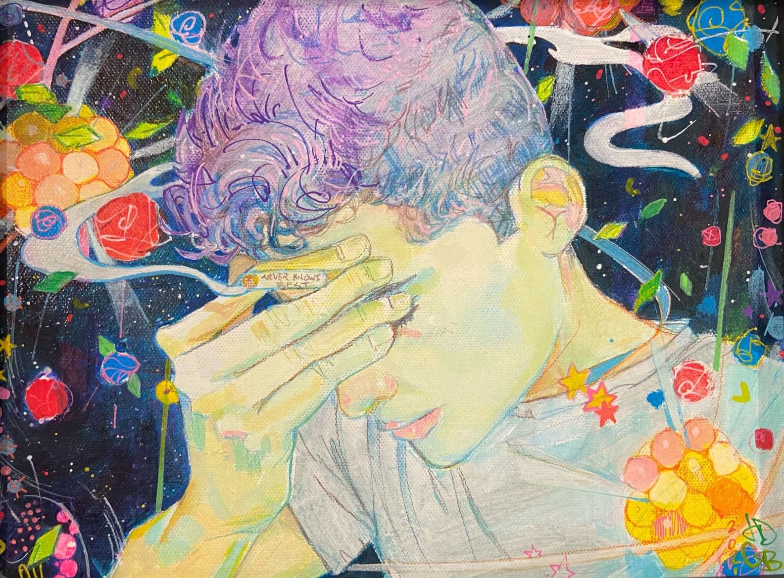 "Melancholy Smoker" by Julius Bautista