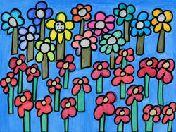 "Happy Flowers" by Safiya Hameed
