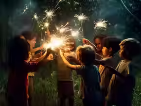 I always wished for one of those big family cookouts on holidays like the Fourth of July.