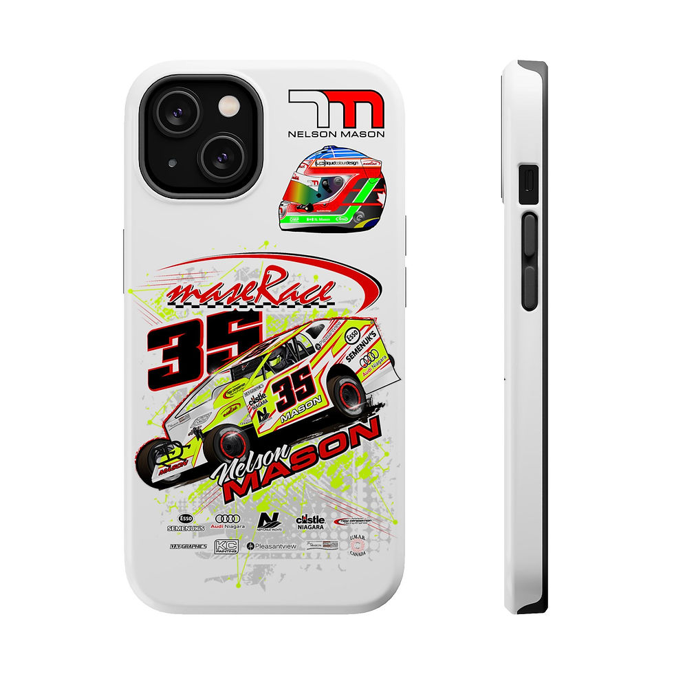 iPhone Magnetic Racer Case White