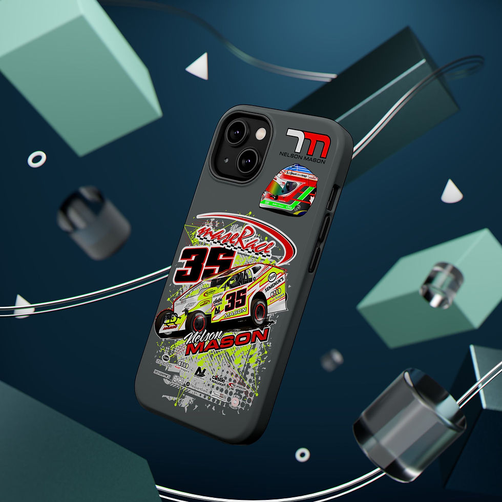 Thumbnail: iPhone Magnetic Racer Case Charcoal