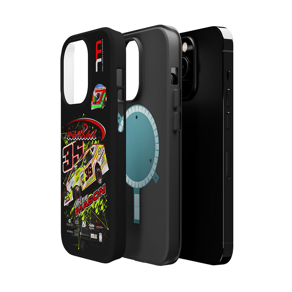 Thumbnail: iPhone Magnetic Racer Case Black