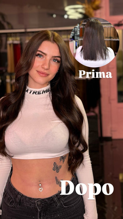  La magia delle extension capelli in un solo appuntamento. Scopri come valorizziamo ogni viso con lunghezze su misura e tonalità perfette.