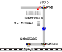 地図_リリアン_あざみ野