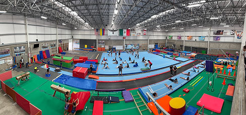 Vista panoramica del gimnasio
