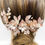 Thumbnail: Fern Rose Gold Floral Hair Clip