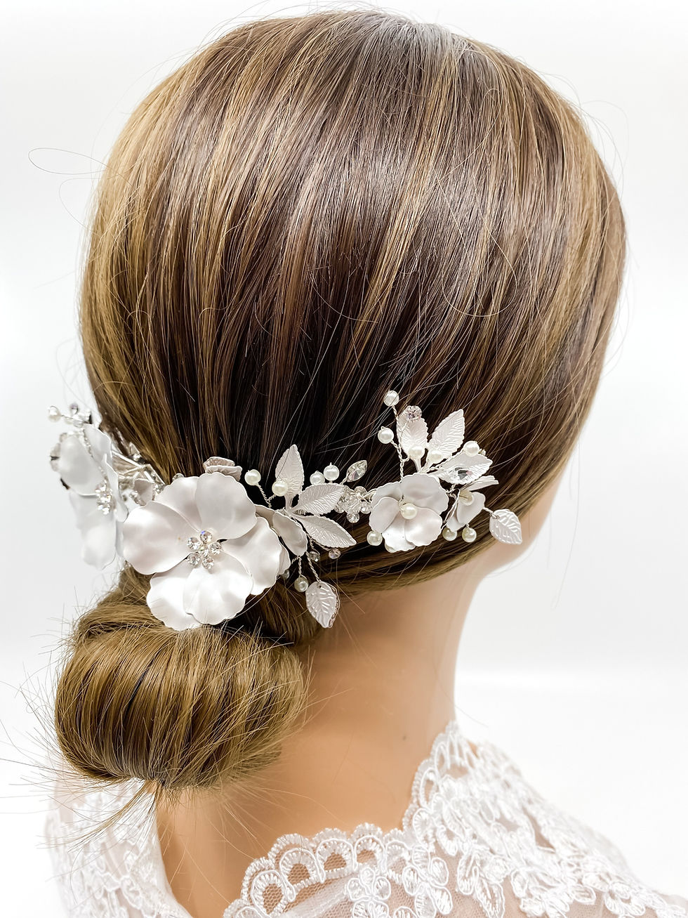 Thumbnail: statement flower bridal hair clip