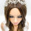 Thumbnail: Ivory pearl and crystal double silver headband