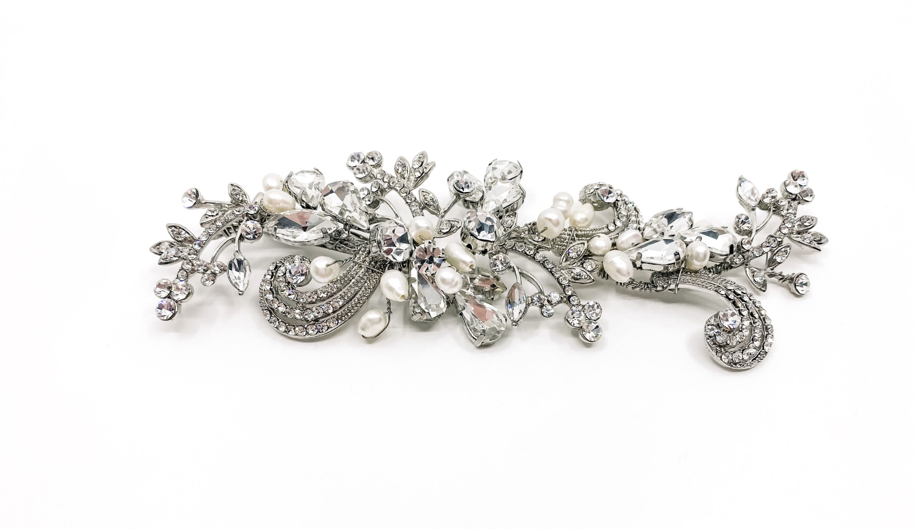 pearl bridal clip