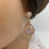 Thumbnail: Art deco rose gold teardrop bridal earrings