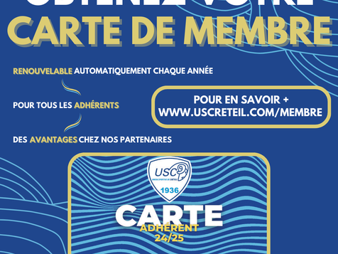 Obtenez votre carte de membre !